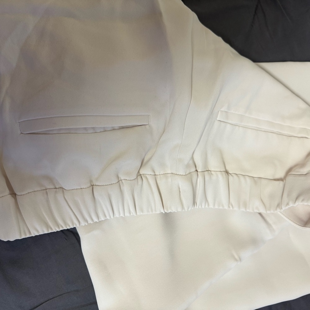 Banana Republic Cream Wide Leg Pants